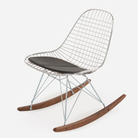 Vinyl: Classic Black Walnut Rocker - Zinc Wire