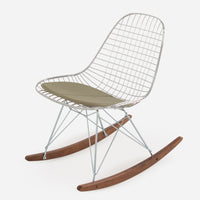 Vinyl: Classic Sage Walnut Rocker - Zinc Wire