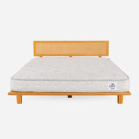 Case Study® Bentwood Bed with Cane Headboard & Lief® Mattress Bundle
