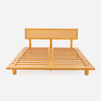 Case Study® Bentwood Bed with Cane Headboard & Lief® Mattress Bundle