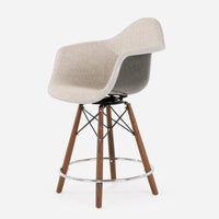 Case Study® Upholstered Armchair Dowel Swivel Counter Stool