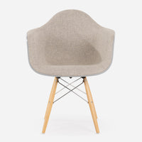 Case Study® Upholstered Dowel Swivel Armchair