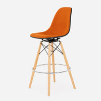 Case Study® Upholstered Dowel Swivel Side Bar Stool