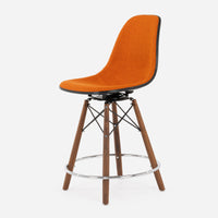 Case Study® Upholstered Dowel Swivel Side Counter Stool