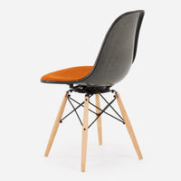 Case Study® Upholstered Dowel Swivel Side Chair