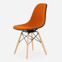 Case Study® Upholstered Dowel Swivel Side Chair