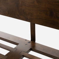 Walnut stain Queen, Walnut stain Standard King, Walnut stain Cali King,