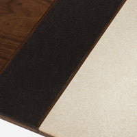 Natural-Charcoal-Walnut - Walnut Veneer / Black Metal