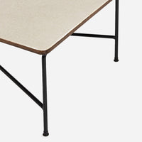 Natural-Charcoal-Walnut - Walnut Veneer / Black Metal