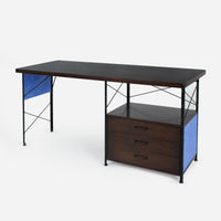 Case Study® Desk with 3 Drawer and Fiberglass Panels