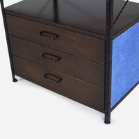 Case Study® Desk with 3 Drawer and Fiberglass Panels