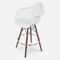 Walnut - Black Wire White