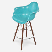 Walnut - Chrome Wire Peacock