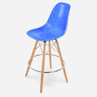 Maple - Chrome Wire Royal Blue