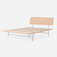 Case Study® Fastback Bed with Cane Headboard and Leif® Mattress Bundle