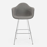 Case Study® Upholstered Armchair H-Base Bar Stool