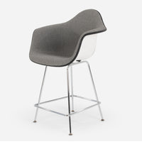 Case Study® Upholstered Armchair H-Base Counter Stool