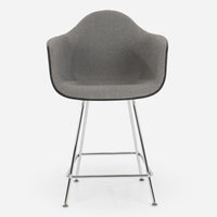 Case Study® Upholstered Armchair H-Base Counter Stool