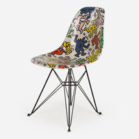 Case Study® Keith Haring Party Eiffel Side Chair