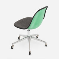 Case Study® Upholstered Rolling Side Chair