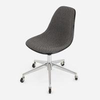 Case Study® Upholstered Rolling Side Chair