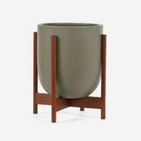 Ceramic Pebble Wood Stand