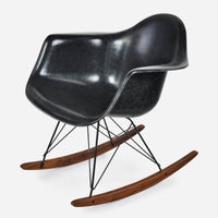 Walnut Rocker - Black Wire Jet Black