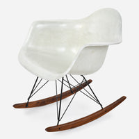 Walnut Rocker - Black Wire Natural