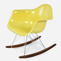 Walnut Rocker - Zinc Wire Meyer Lemon