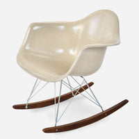 Walnut Rocker - Zinc Wire Oatmeal
