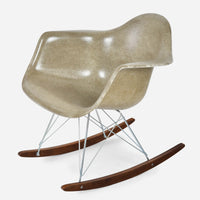 Walnut Rocker - Zinc Wire Pebble