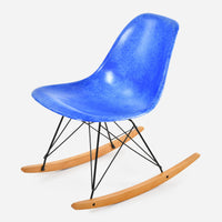 Maple Rocker - Black Wire Royal Blue