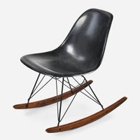 Walnut Rocker - Black Wire Jet Black