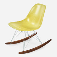 Walnut Rocker - Zinc Wire Meyer Lemon