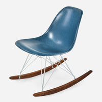 Walnut Rocker - Zinc Wire Twilight