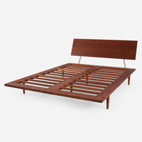 Case Study® Solid Wood Fastback Bed and Lief® Mattress Bundle