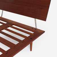 Case Study® Solid Wood Fastback Bed and Lief® Mattress Bundle