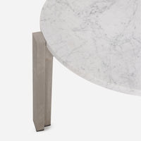 Case Study® Stainless Steel Round End Table