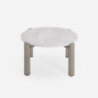 Case Study® Stainless Steel Round End Table
