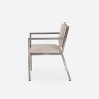 Case Study® Stainless Steel Armchair