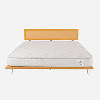 Case Study® V-Leg Bed with Cane Headboard & Lief® Mattress Bundle