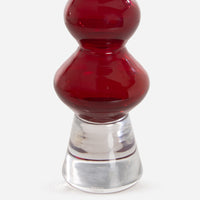 Double Bubble Ruby Red Vase