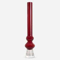 Double Bubble Ruby Red Vase