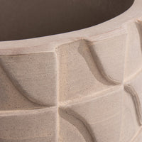 Wave Earthenware Wood Stand, Wave Earthenware No Stand