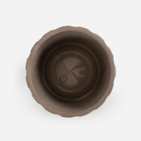 Wave Earthenware Wood Stand, Wave Earthenware No Stand