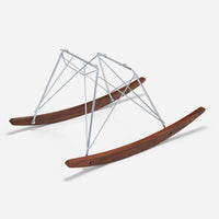 Walnut Rocker - Zinc Wire