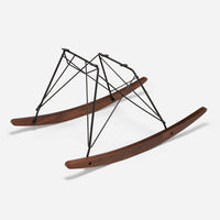 Walnut Rocker - Black Wire