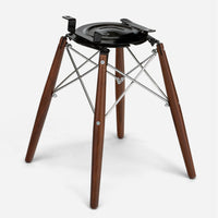 Walnut - Chrome Wire