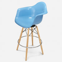 Maple - Black Wire Baby Blue