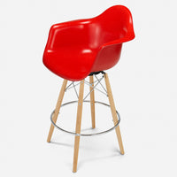 Maple - Chrome Wire Red